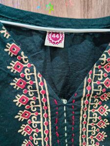 Embroidered Kurta with Dupatta