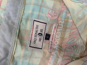 🩵 Pastel Preppy Plaid Shirt