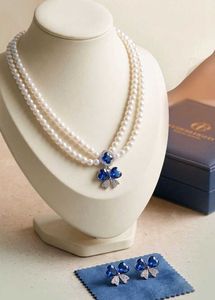 Pearl Necklace & Earring Set
