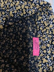 Floral Print Shirt Dress
