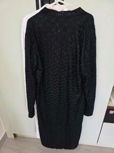 Black Sequined Kurta