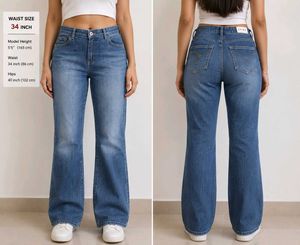 vintage blue bootcut jeans for women