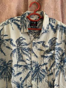 Men's Palm Tree Print Shirt