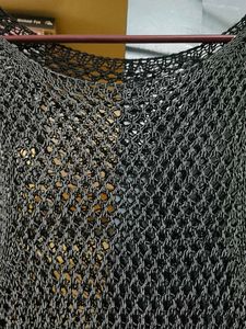 Mesh Knit Sleeveless Dress