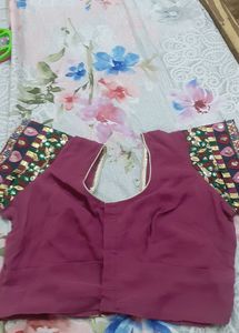 Beautiful Wine Sequence Saree
