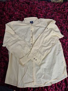 NEW PLUS SIZE Light Yellow Casual Shirt