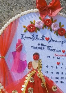 Wedding Anniversary Hoop Embroidery
