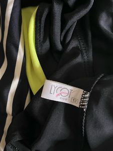 Striped &amp; Neon Lycott Swimsuit 6-8 Yrs