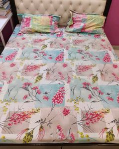 Multicolor Cotton Bedsheet
