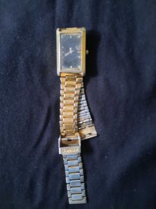 Vintage Rectangular Dial Watch from Sonata