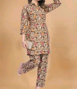 Floral Print Kurta Set