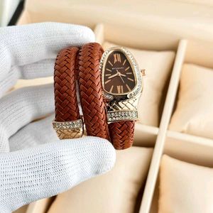 Elegant Brown Bvlgari Watch