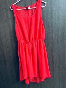beautiful peach orange mini dress for sale