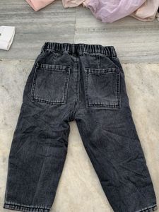 Stylish Washed Grey Denim Jeans