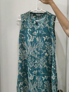Life Print Dress with belt