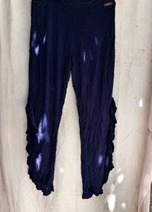 2110. Boho Ruffled Wide Leg Pants