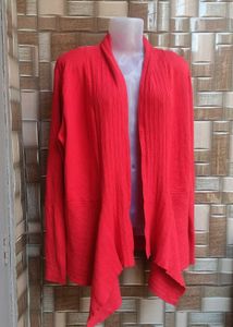 Red Open Front  shrug