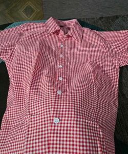 Red Gingham Overshirt