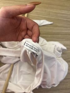 ZARA Chic White Halterneck Ruched Crop Top