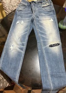 Joggers Ripped Denim Jeans