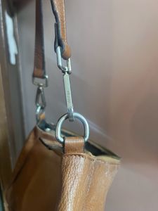 Prada Brown Leather Shoulder Bag