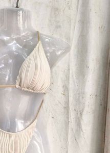 Textured Bikini Set
