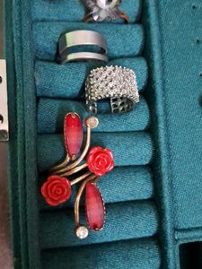 Assorted Gemstone Rings Set