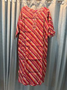 Vibrant Striped Kurta