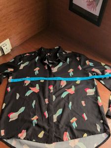 Pepe Jeans Abstract Print Button-Up Blouse