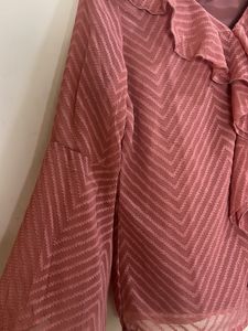 Pink Formal Yet Classy Top