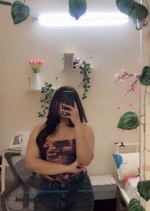 Boho Print Corset Top