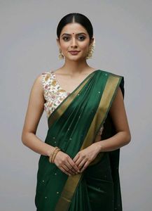 Floral Print Saree Blouse