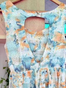 Summer Floral Print Mini Dress