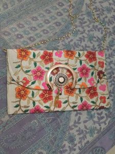 Jaipuri Embroidery Design Fancy Traditional Clutch