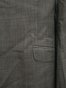 Men's Charcoal Grey Blazer- Padded shoulder