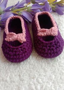 Handmade Baby Booties 3-6 Months