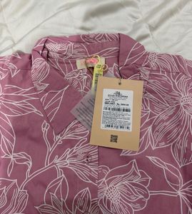 Pink Floral Print Sleep Set