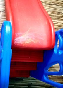 Red Plastic Kids Slide