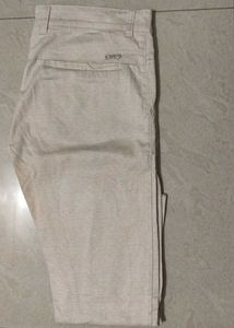 Beige Slim Pants