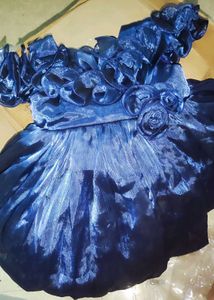 Stunning Blue Embellished dress and frock