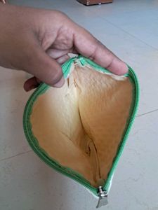Woven look Pouch