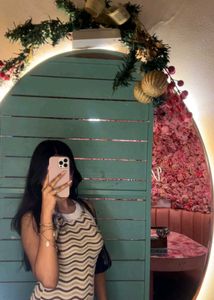 Chic Striped Knit Mini Dress