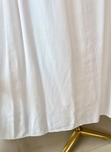 Elegant White Sundress with Spaghetti Straps