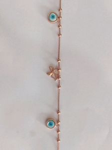 925 Silver Anklets WTH Hallmark Rose Gold
