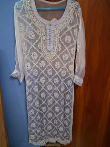 Elegant  Chikankari Kurta