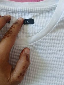 Men's Casual White T-Shirt