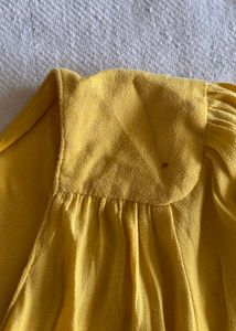 Bright Yellow Flowy Blouse