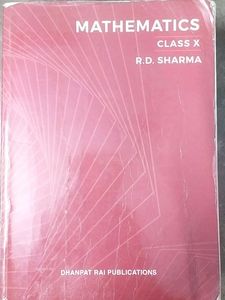 R.D. Sharma Mathematics Class X Book