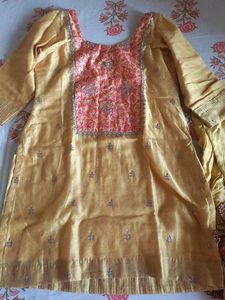 Chanderi Ethnic Suit Set