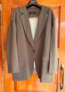 Relaxed Fit olive green Blazer
